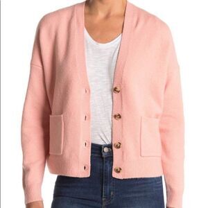 Button Front V-Neck Cardigan | Madewell